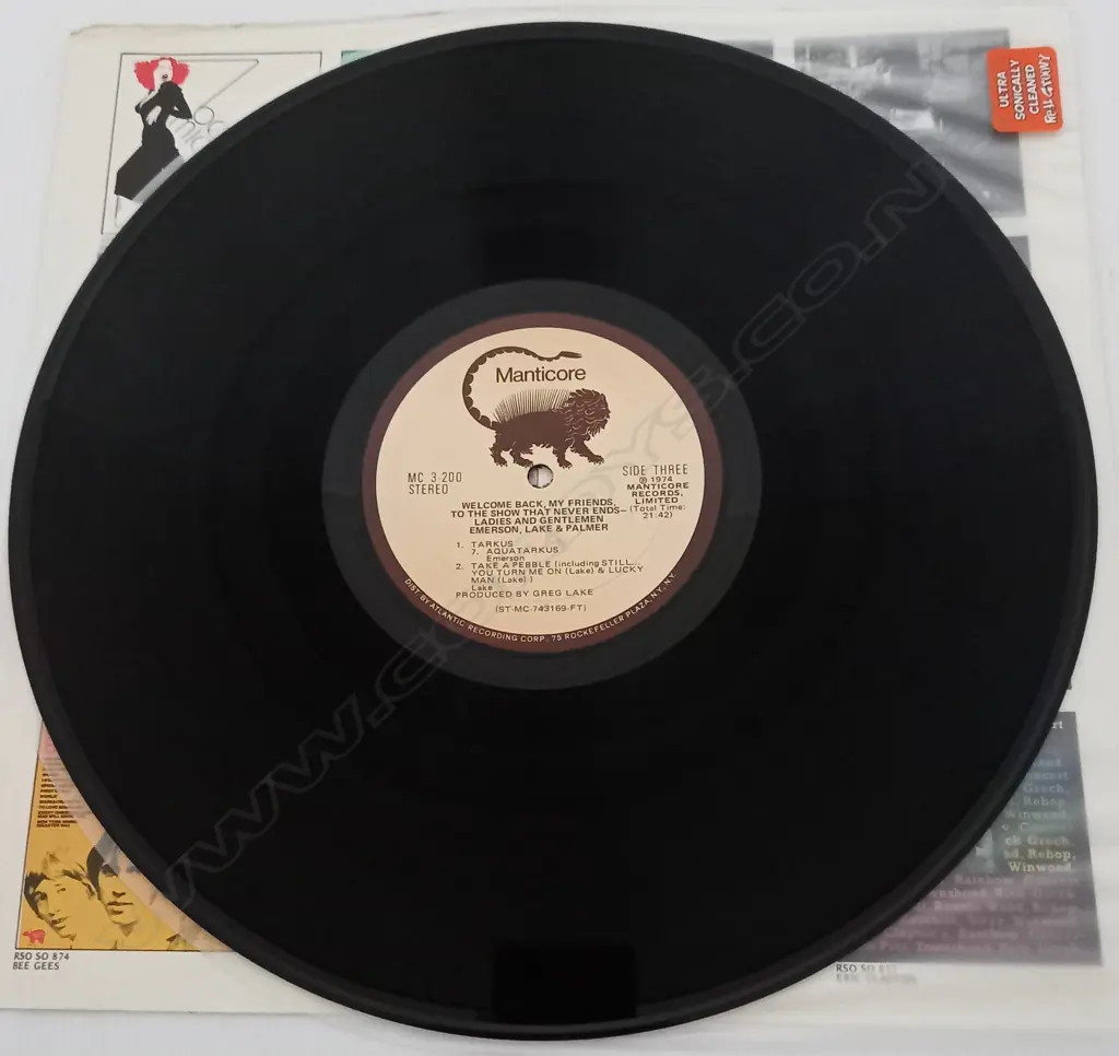 Emerson, Lake & Palmer, Welcome Back My Friends To The Show That Never Ends - Ladies And Gentlemen, (Triple Album) Image 1++